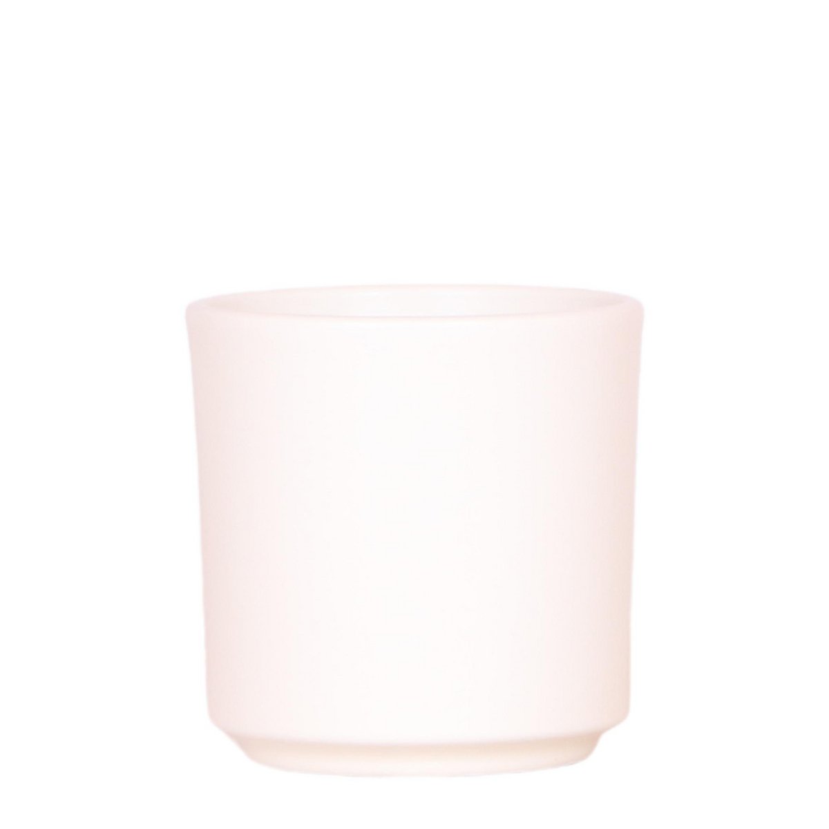 Witte Simplicity bloempot voor orchidee – keramische sierpot Ø9 cm