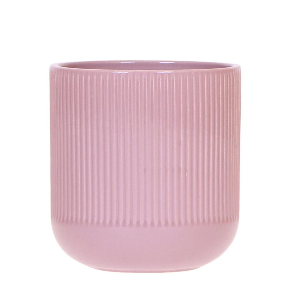 Paarse Flare bloempot voor orchidee – keramische sierpot Ø9 cm