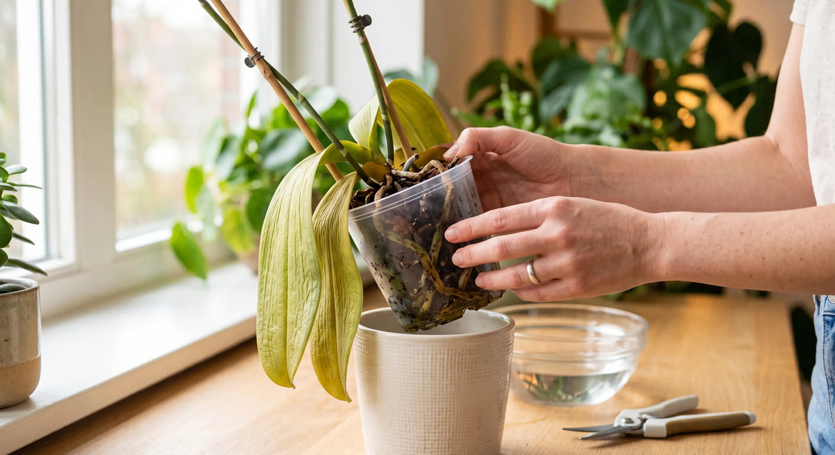 Orchidee heeft slappe bladeren: wat nu?