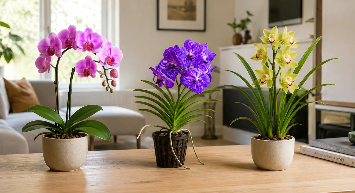 Alle orchideesoorten op een rij