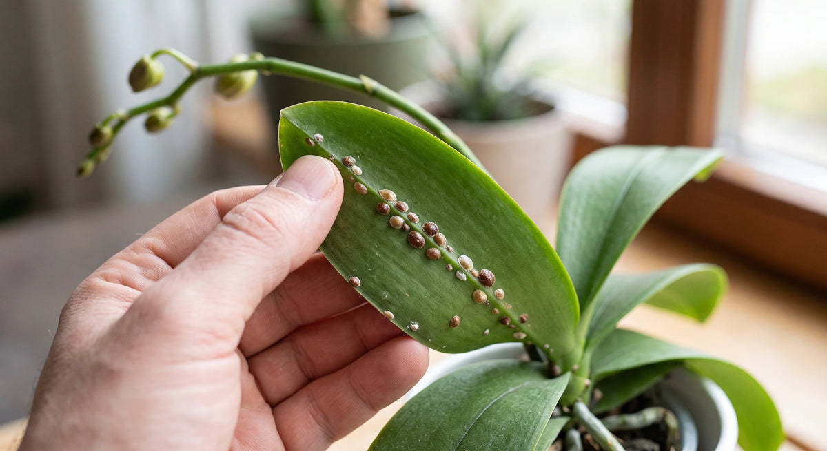 Schildluis op orchidee: hoe bestrijd je dit?