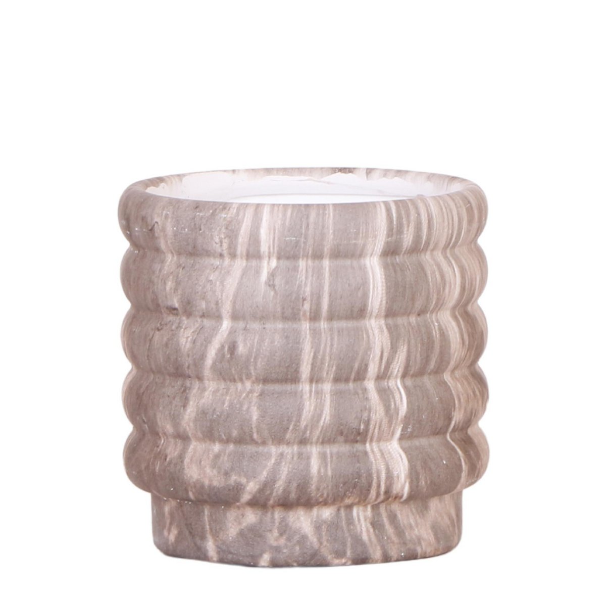 Marble Dark bloempot voor orchidee – keramische sierpot Ø9 cm