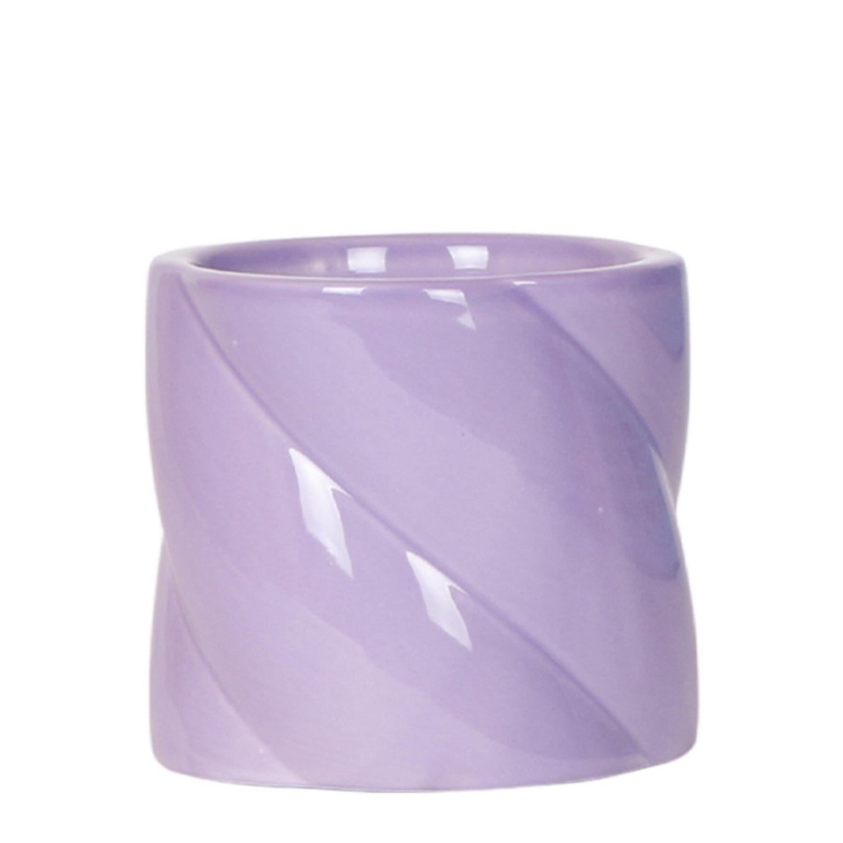 Lila Candy bloempot voor orchidee – keramische sierpot Ø9 cm
