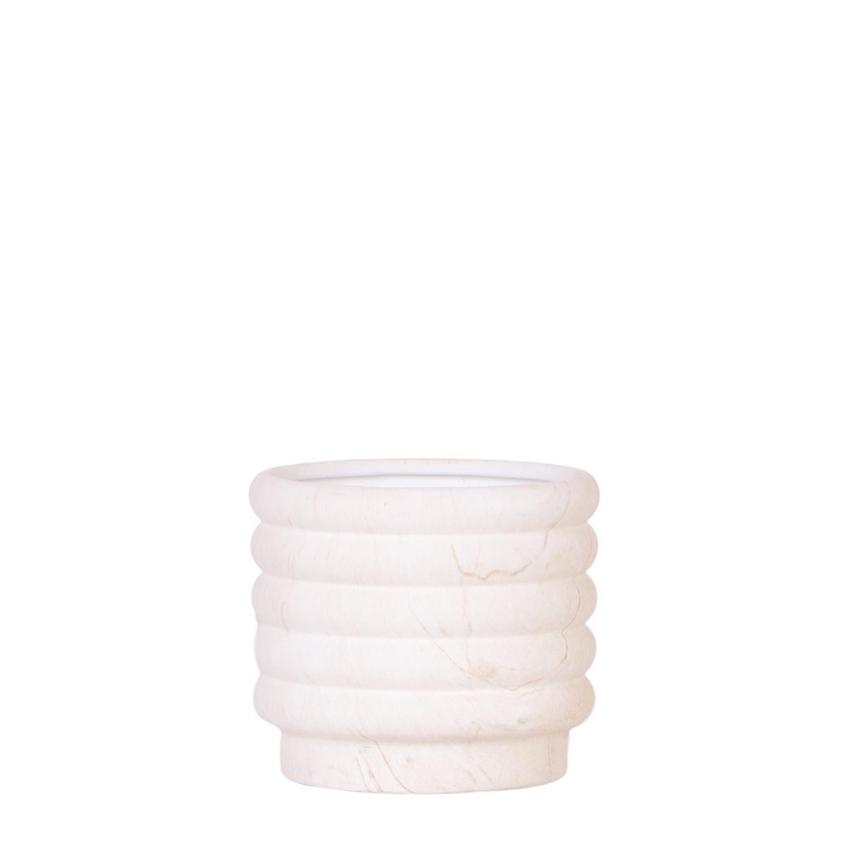 Marble Light bloempot voor orchidee – keramische sierpot Ø12 cm